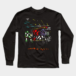 abstract sci-fi - space battle Long Sleeve T-Shirt